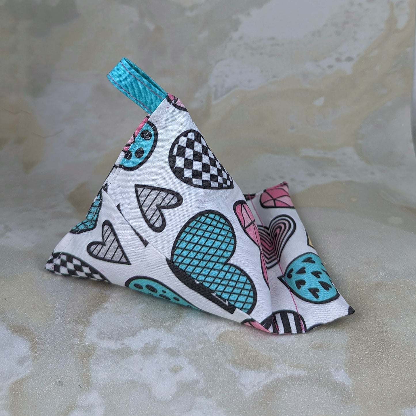 Abstract Hearts Phone Pillow