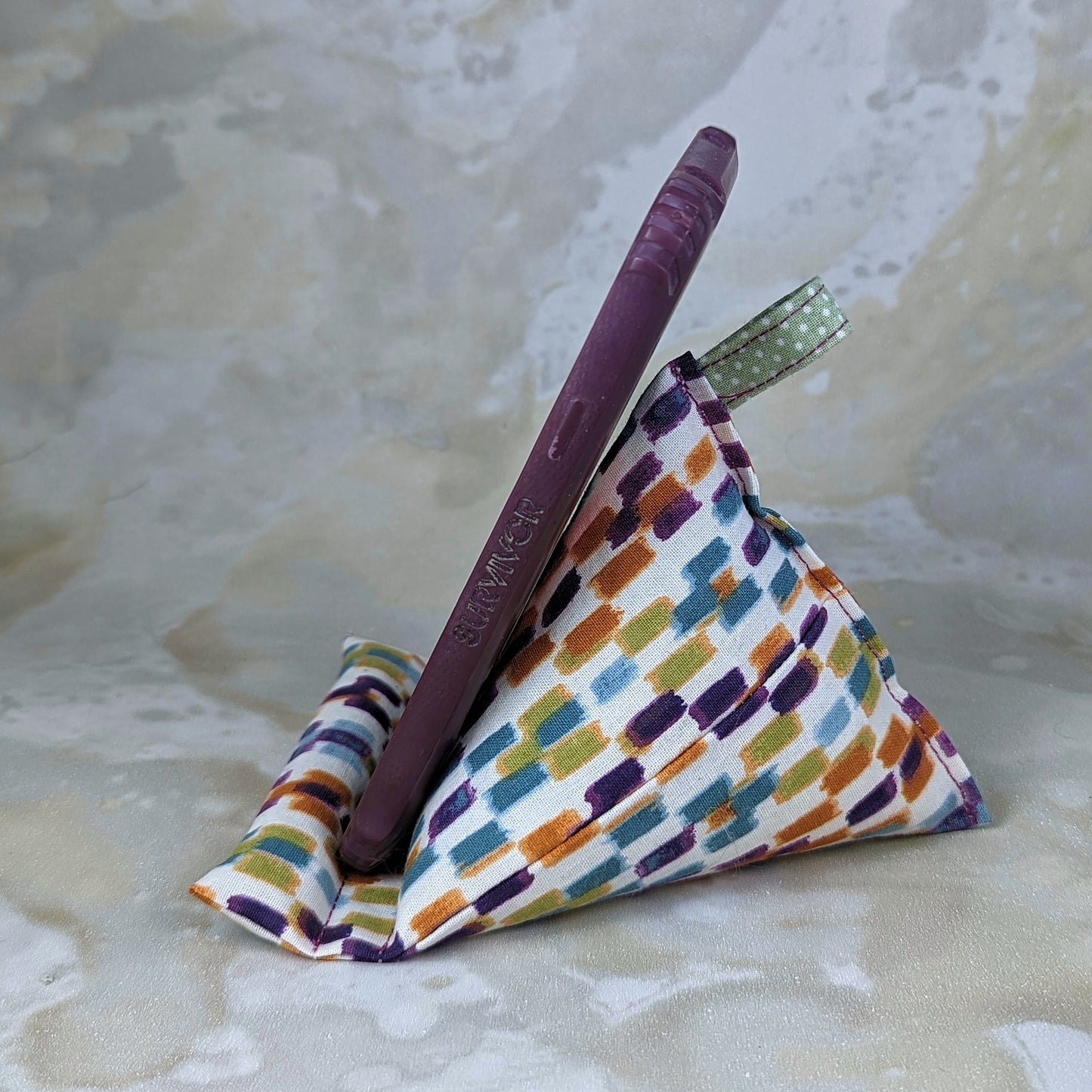 Colorful Brush Strokes Phone PIllow
