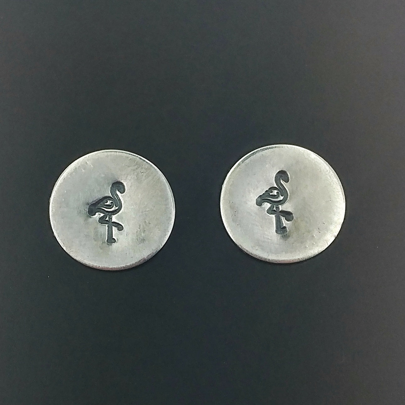 Flamingo Sterling Silver Stud Earrings