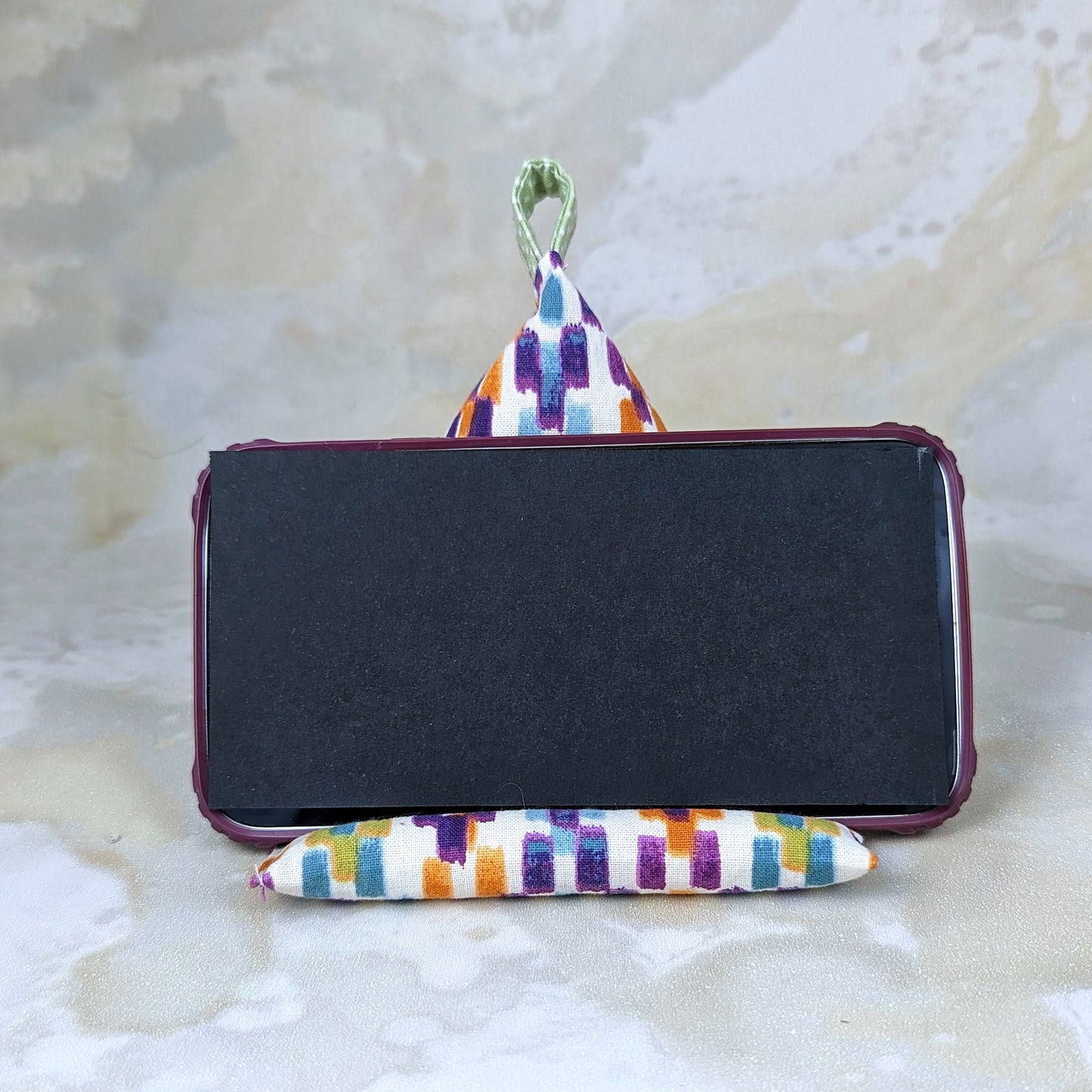 Colorful Brush Strokes Phone PIllow