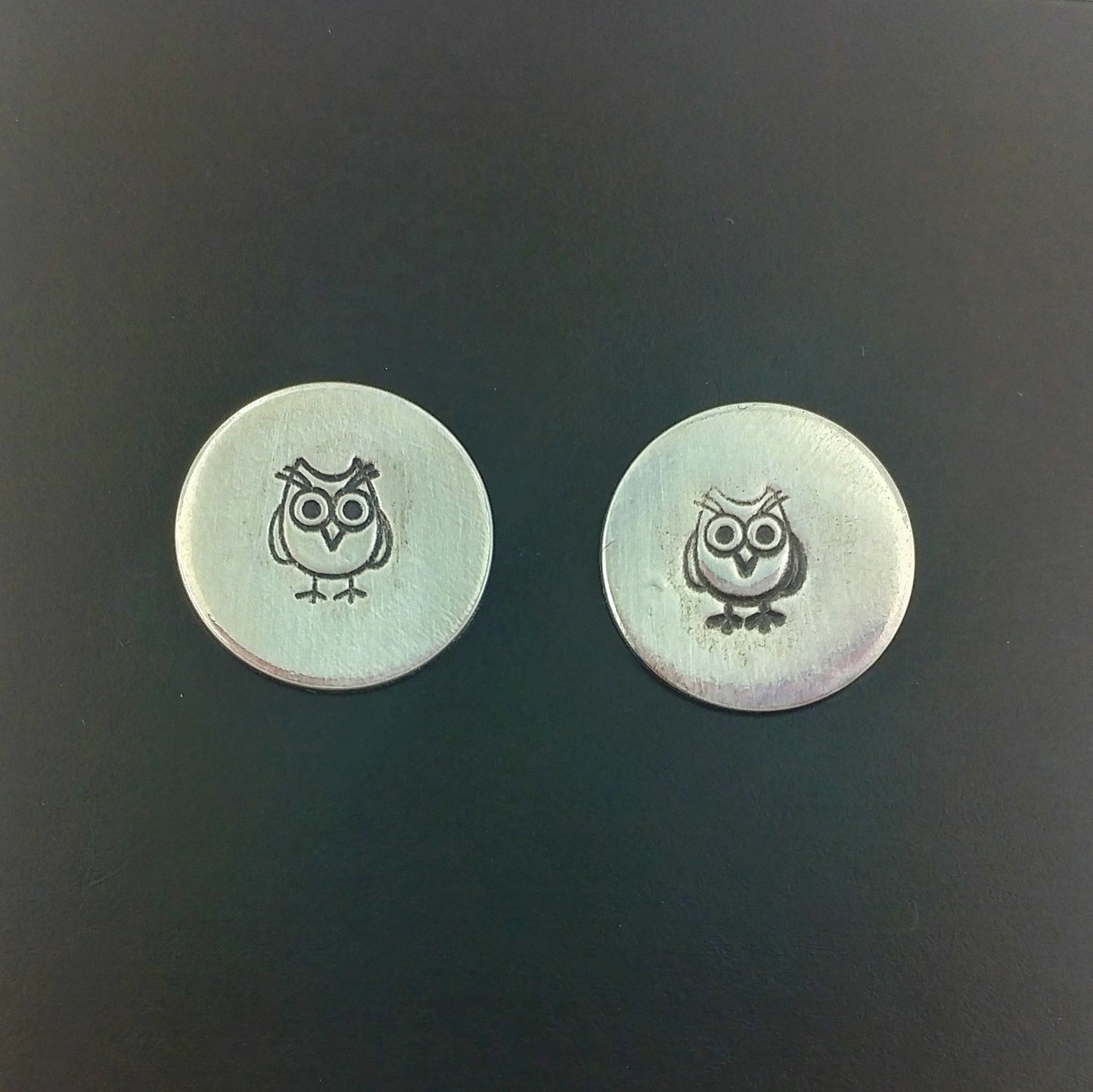 Owl Sterling Silver Stud Earrings