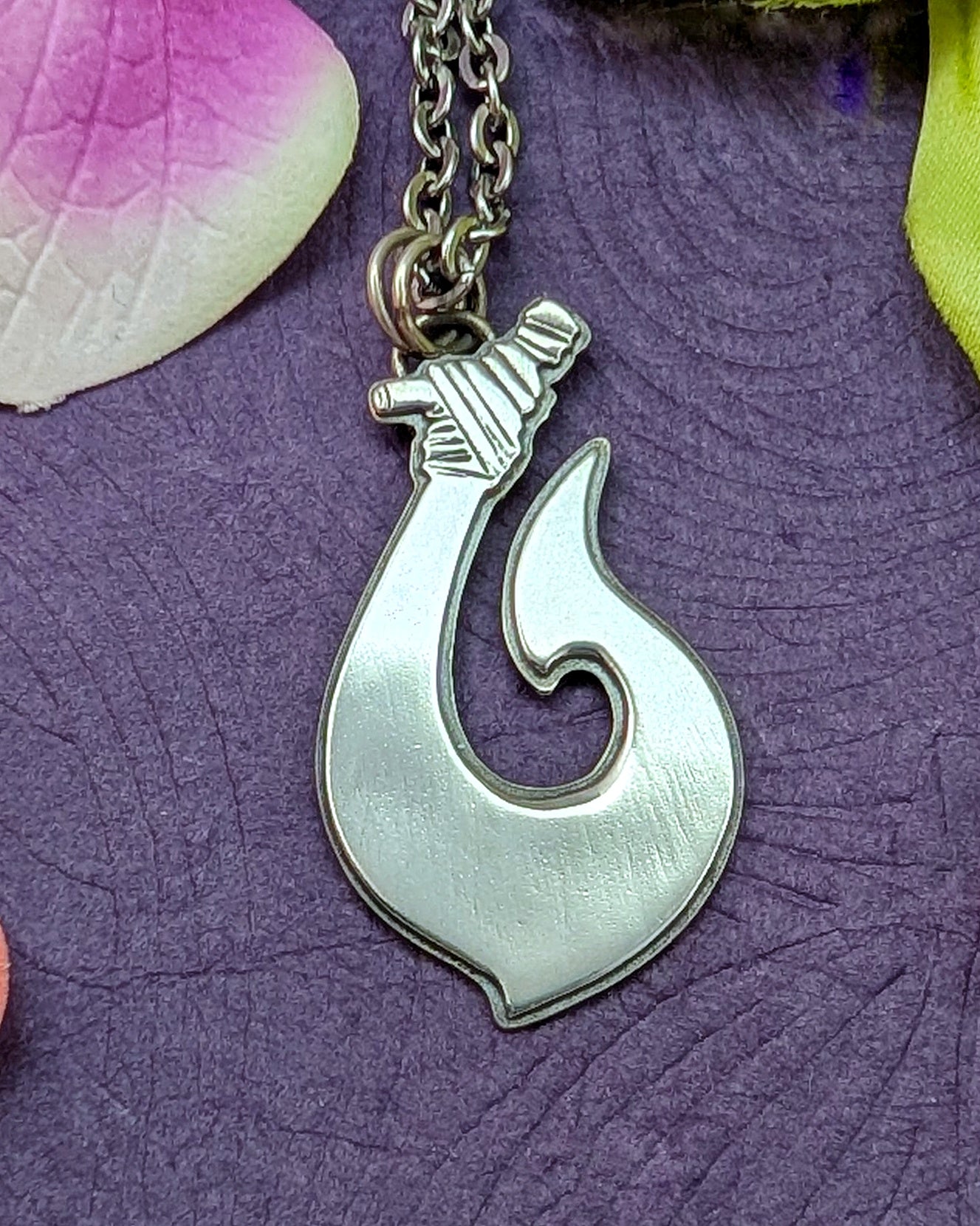 Hawaiian fish hook necklace
