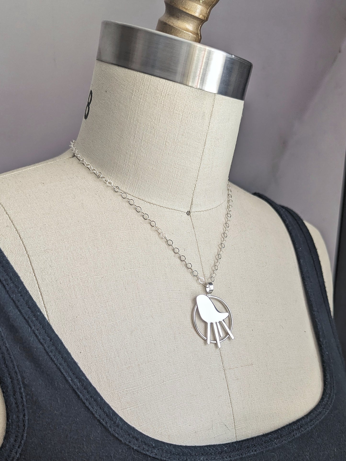 Eames Style Chair Necklace