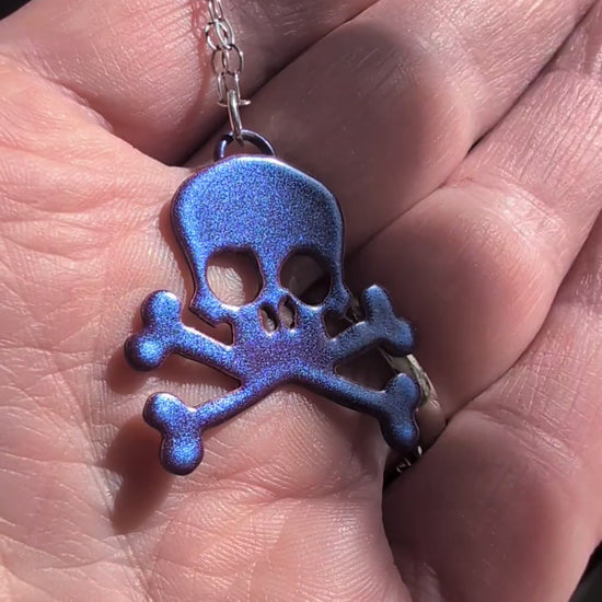 Video of purple skull