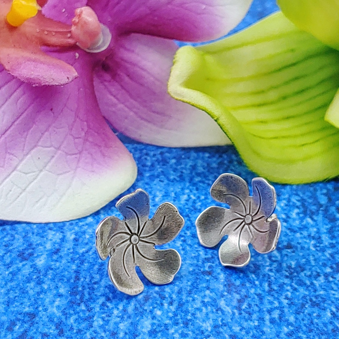 sterling silver studs perfect for tiki jewelry